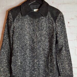 Margon womens Jacket with Suede Trim